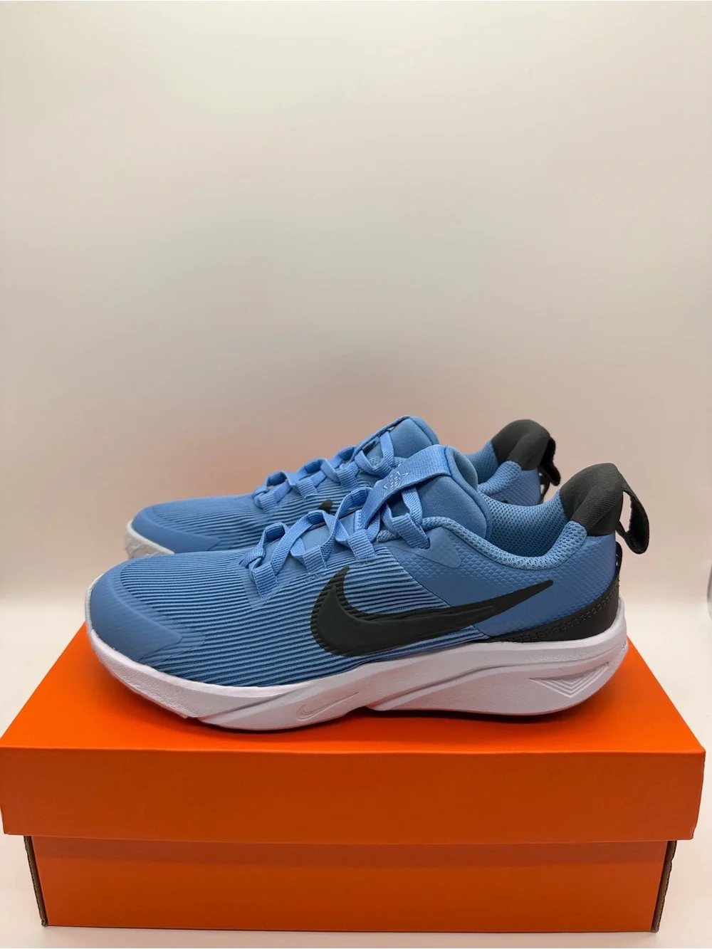 Nike Star Runner 4 PS Blue Anthracite DX7614-408 Size 2.5Y